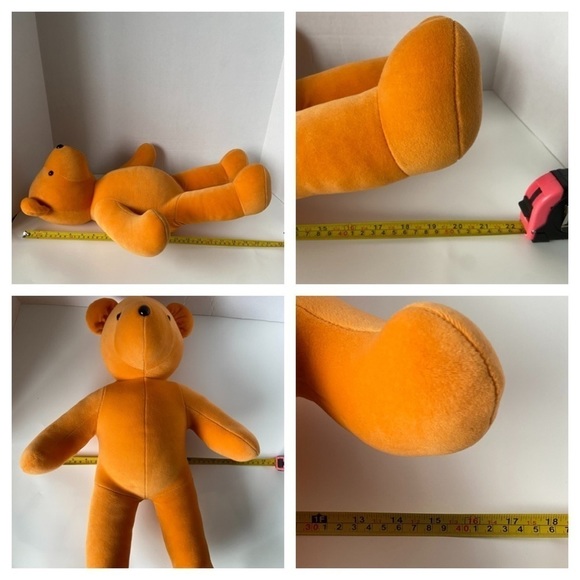 North American Bear Co Orange Bear Barbara Insenberg Designs 21” Vintage 1979 - Picture 12 of 12